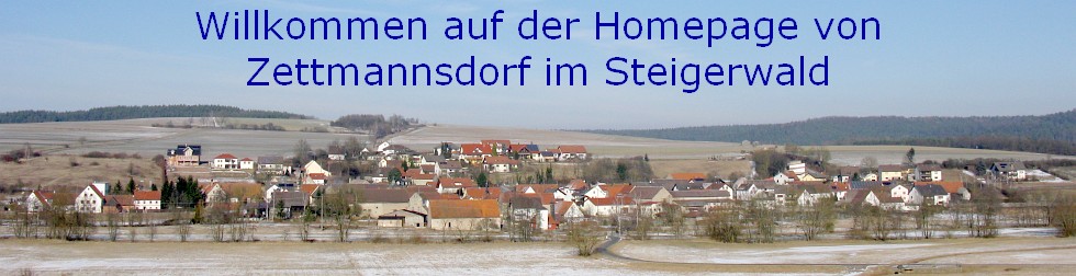 Willkommen auf der Homepage von Zettmannsdorf im Steigerwald